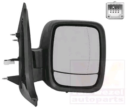 Links Asphärisch Spiegelglas Beheizbar für Renault 19 1988-1996
